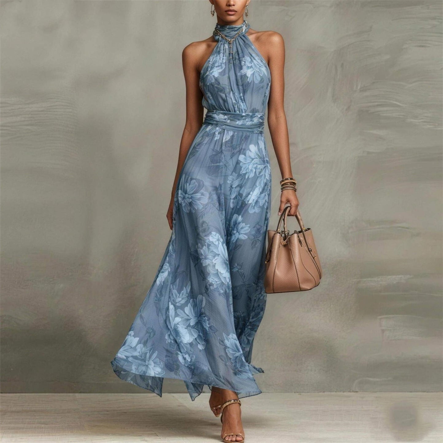 Womens OffShoulder Bodycon Long Dress